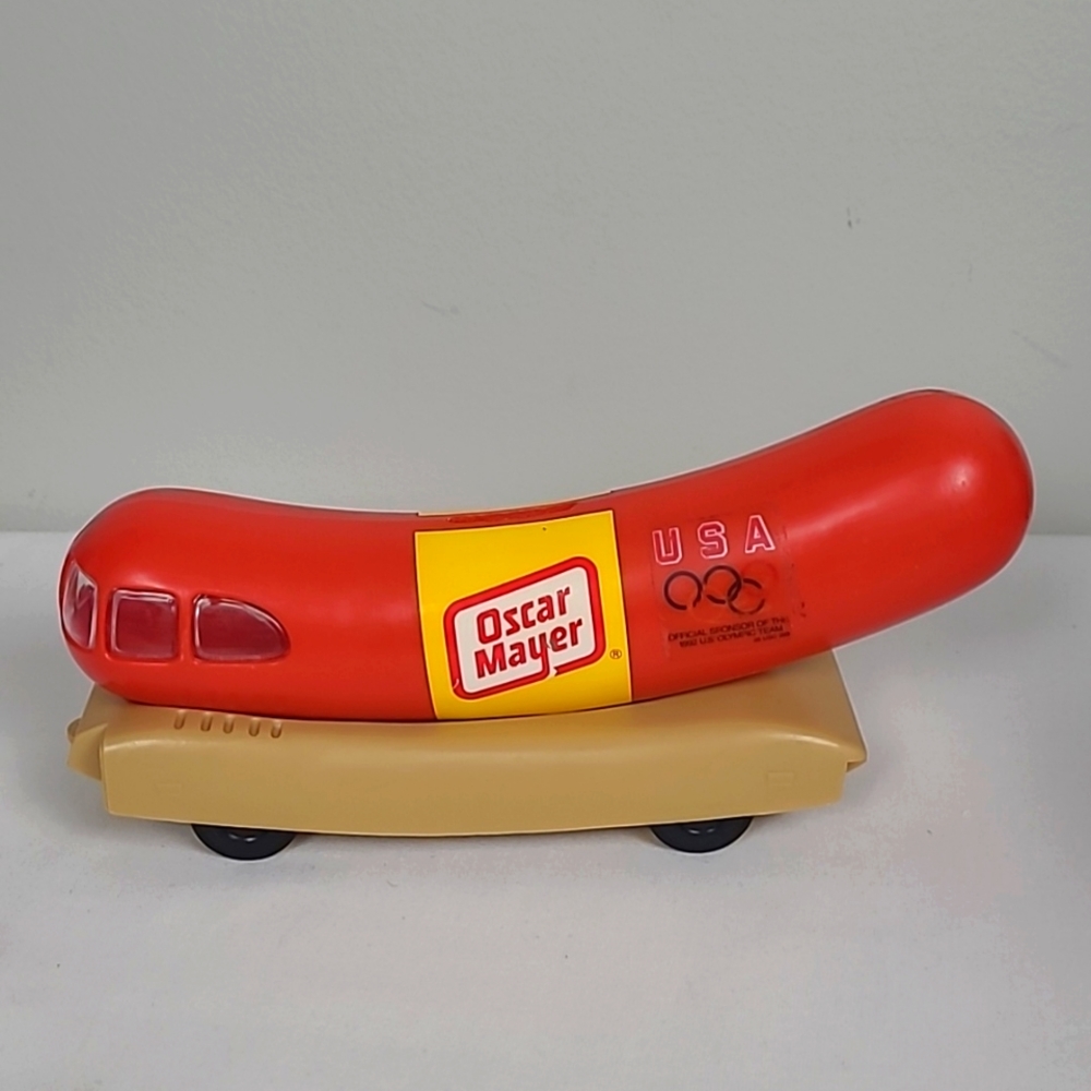 Vintage Oscar Mayer Weiner mobile piggy bank